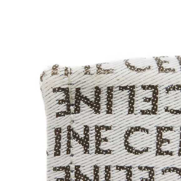 Celine Celine Small Cabas Tote Textile Calfskin Canvas Tote Bag 199162FEF.02NT - Picture 16 of 16